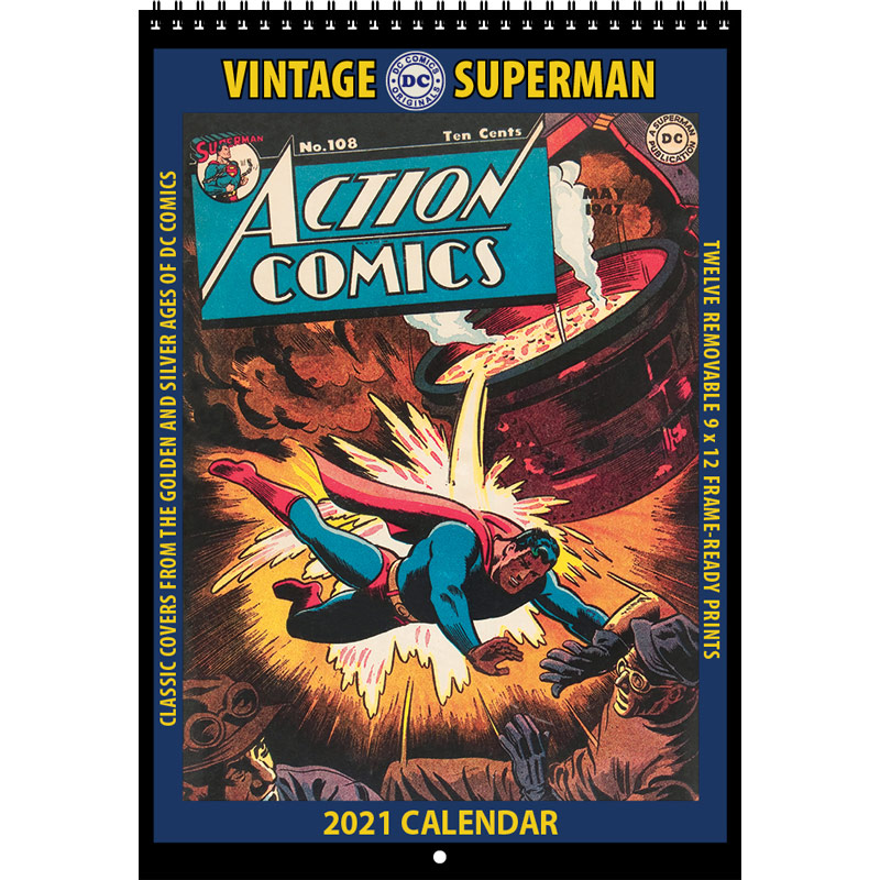 Asgard Press anuncia los calendarios vintage 2021 de DC Comics asgard press vintage action comics 2021 calendar - Asgard Press anuncia los calendarios vintage 2021 de DC Comics