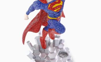 Superman-de-Swarovski Edición limitada de la figura de Superman de Swarovski